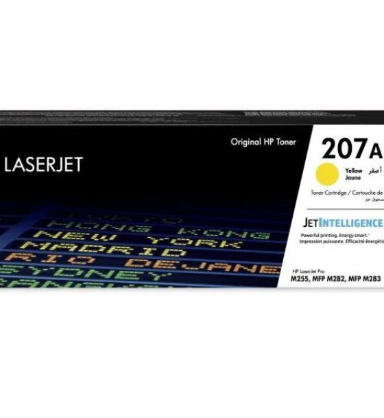 Toner HP W2212A yellow, 1250 pagini NR.207A HP laserjet PRO M255DW, M282NW, M283FDN, M283FDW