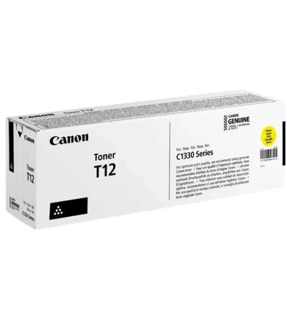 Toner Canon CRG-T12 yellow, 5.3k pagini, pentru Color imageCLASS X LBP1333C i-SENSYS X C1333i imageCLASS X C1333iF