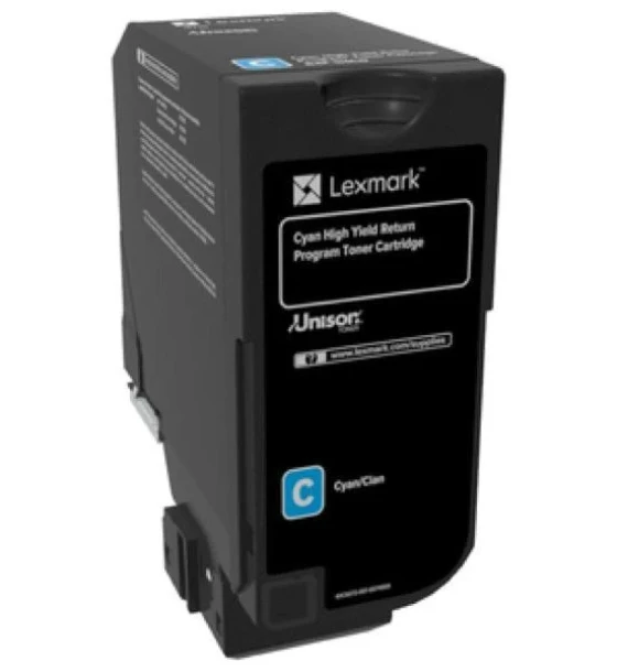 Toner Lexmark 84C2HC0, return program, cyan, 16k, compatibil cuCX725DE, CX725DHE, CX725DTHE