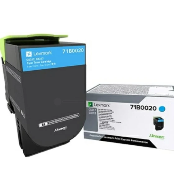 Toner Lexmark 73B0020, cyan, 15 k, CX827DE, CS827DE