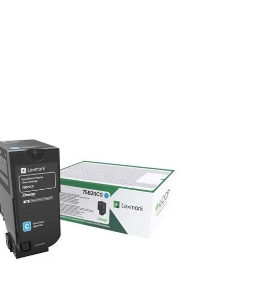 Toner Lexmark 75B20C0, Return Program, cyan, 10 k, CS/CX 727, CS728