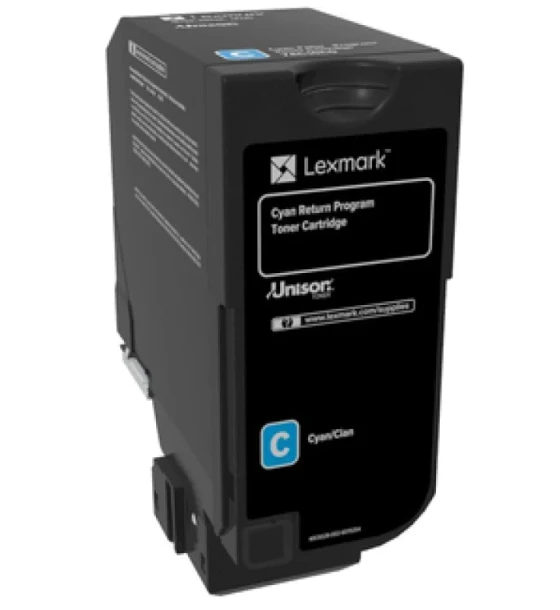 Toner Lexmark 74C20C0 cyan, 3k pagini, compatibil cu CX725de, CX725dhe, CX725dthe, CS725de, CS720de, CS720dte, CS725dte