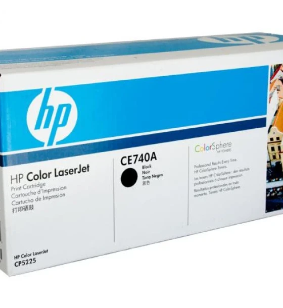 Toner HP CE740A, black, 7 k, HP Color LaserJet CP5220, Color LaserJet CP5225, Color LaserJet CP5225DN, Color LaserJet CP5225N
