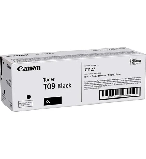 Toner Canon CRG-T09 black, 7.6k pagini, pentru I-sensys, C1127I/IF/P
