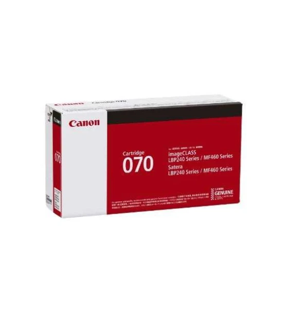 Toner Canon CRG070 black, capacitate 3k pagini, pentru LBP246dw, LBP243dw, MF465dw, MF463dw, MF461dw