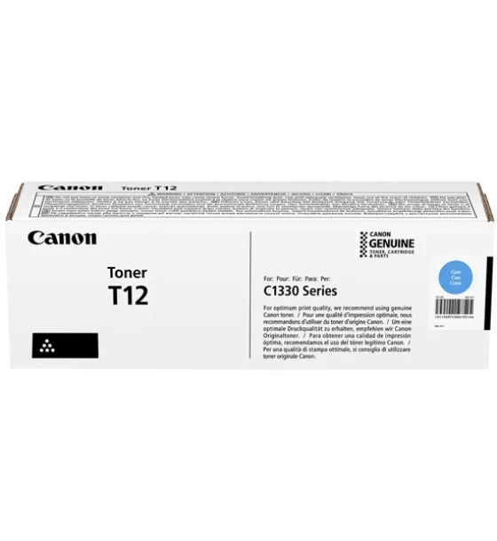 Toner Canon CRG-T12 cyan, 5.3k pagini, pentru Color imageCLASS X LBP1333C i-SENSYS X C1333i imageCLASS X C1333iF