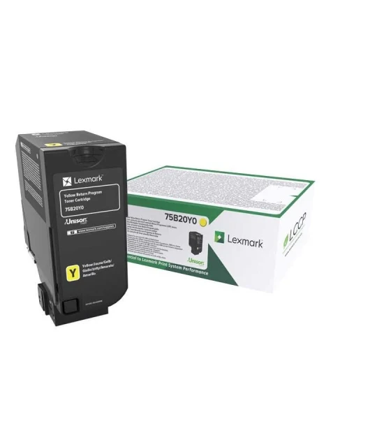 Toner Lexmark 75B20Y0, Return Program, galben, 10 k, CS/CX 727, CS728