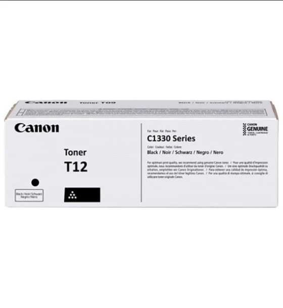 Toner Canon CRG-T12 black, 7.4k pagini, pentru Color imageCLASS X LBP1333C i-SENSYS X C1333i imageCLASS X C1333iF