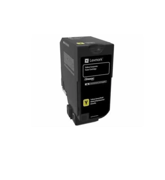 Toner Lexmark 74C20YE yellow, 3k, compatibil cu CX725de, CX725dhe, CX725dthe, CS725de, CS720de, CS720dte, CS725dte