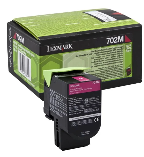 Toner Lexmark 70C20M0, magenta, 1 k, CS310dn, CS310n, CS410dn, CS410dtn, CS410n, CS510de, CS510dte