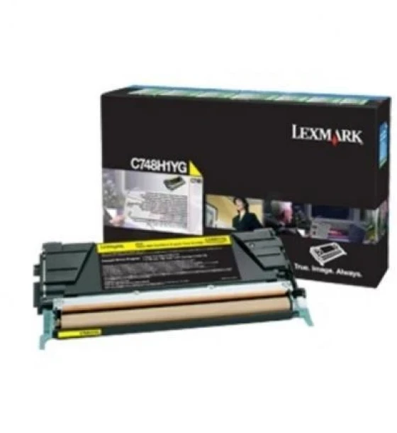Toner Lexmark C748H3YG, yellow, 10 k, C748de, C748dte