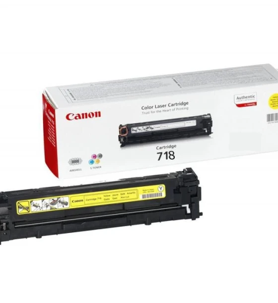 Toner Canon CRG718Y, yellow, capacitate 2900 pagini, pentru LBP-7200Cdn