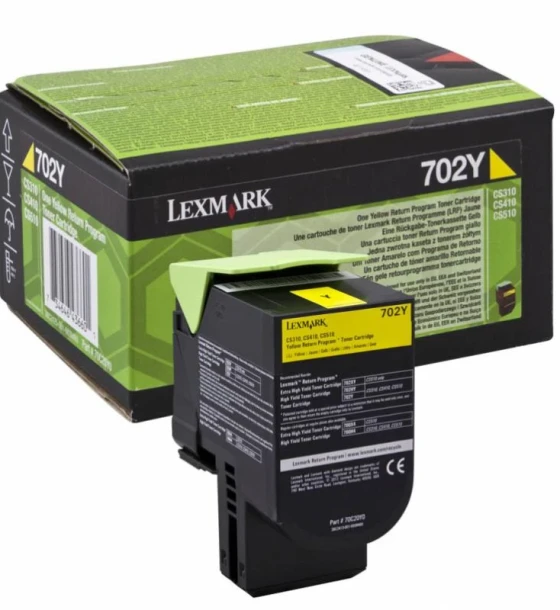 Toner Lexmark 70C20Y0, yellow, 1 k, CS310dn, CS310n, CS410dn, CS410dtn, CS410n, CS510de, CS510dte