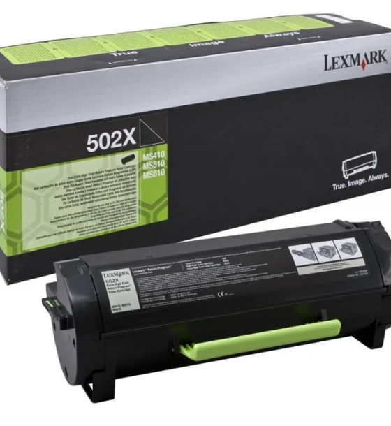 Toner Lexmark 50F2X00, black, 10 k, MS410d, MS410dn, MS415dn, MS510dn, MS510dtn with 3 year Exchange Service, MS610de, MS610dn, MS610dte