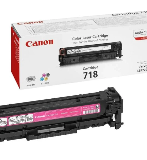 Toner Canon CRG718M, magenta, capacitate 2900 pagini, pentru LBP-7200Cdn