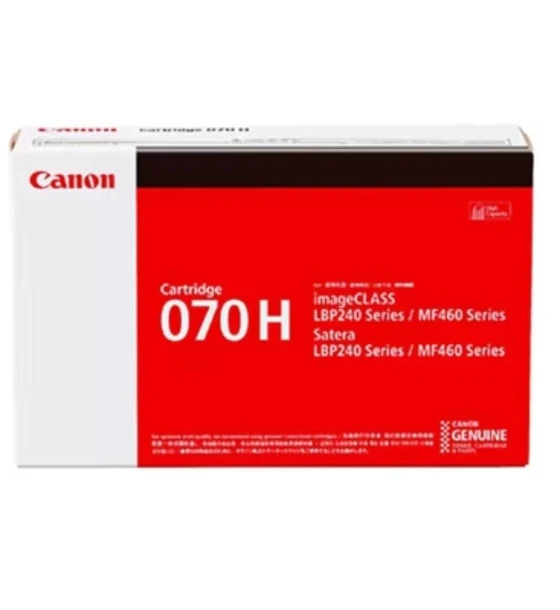 Toner Canon CRG070H black, capacitate 10.2k pagini, pentru LBP246dw, LBP243dw, MF465dw, MF463dw, MF461dw