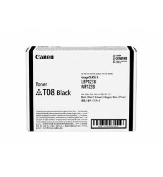Toner Canon CRG-T08 black, 11k pagini, pentru i-SENSYS X 1238