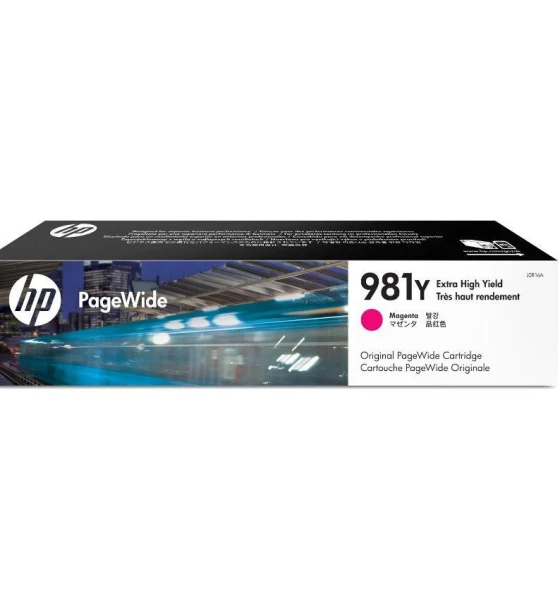 Cartus cerneala HP L0R14A, magenta, 16 k, nr.981Y, compatibil cu HP PageWide Color Flow MFP E58650Z, PageWide Color MFP E58650DN, PageWide Enterprise 556DN, PageWide Enterprise 556XH