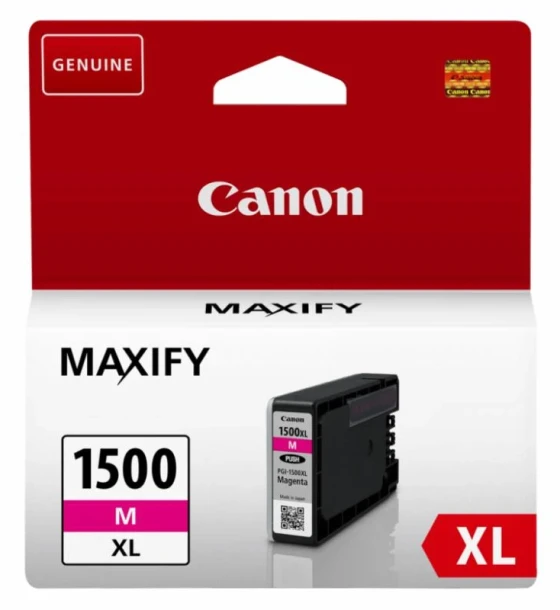 Cartus cerneala Canon PGI1500XLM, magenta, Dual Resistant High Density, capacitate 12ml pagini, pentru Canon Maxify MB2350, MB2050