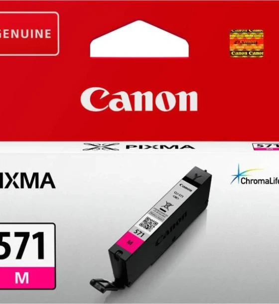 Cartus cerneala Canon CLI-571M, magenta, capacitate 7ml, pentru Canon Pixma MG6850/MG6851, Canon Pixma MG5750/MG5751, Canon Pixma MG7750/MG7751/MG7752