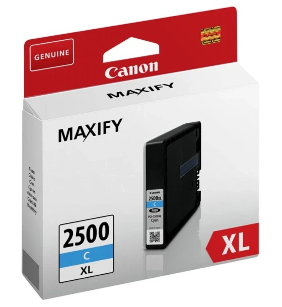 Cartus cerneala Canon PGI2500XLC, cyan, Dual Resistant High Density, capacitate 19.3ml pagini, pentru Canon Maxify IB4050, MB5050, MB5350