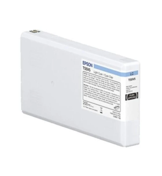 EPSON T55W5 LIGHT CYAN INK CARTRIDGE, Ultrachrome HDR, Capacitate 200ml, Compatibil cu SureColor P5300