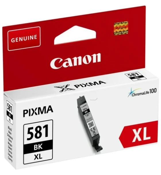 Cartus cerneala canon CLI581XLB, black, 8.3 ml, pixma TS6151 pixma TS8151 pixma TR7550 pixma TS8150 pixma TR8550 pixma TS9155 pixma TS6150 pixma TS8152 pixma TS9150