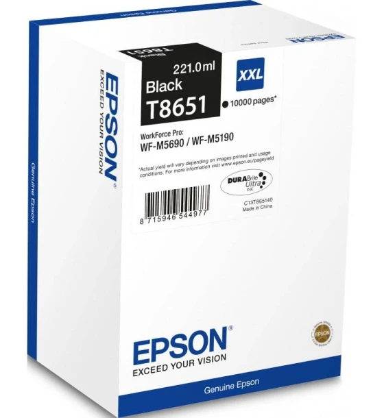 Cartus cerneala Epson PRO Black, XL, capacitate 10k pagini, pentru Epson WorkForce Pro WF-M5690