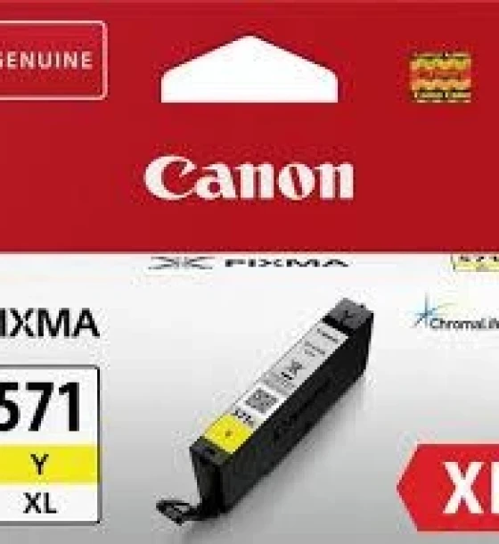 Cartus cerneala Canon CLI-571XL, yellow, capacitate 11ml, pentru Canon Pixma MG6850/MG6851, Canon Pixma MG5750/MG5751, Canon Pixma MG7750/MG7751/MG7752