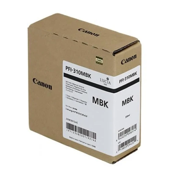 Cartus cerneala Canon PFI-310MBK, matte black, capacitate 330ml, pentru Canon imagePROGRAF TX-2000, imagePROGRAF TX-3000, imagePROGRAF TX-4000