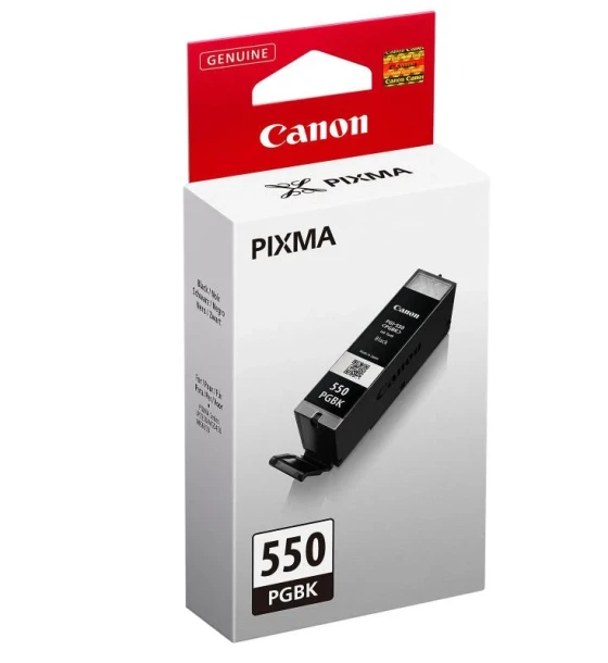 Cartus cerneala Canon PGI-550 PGBK, pigment black, capacitate 15ml, pentru Canon Pixma IP7250, Pixma IP8750, Pixma IX6850, Pixma MG5450, Pixma MG5550, Pixma MG6350, Pixma MG6450