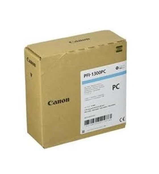 Cartus cerneala Canon PFI-1300PC, photo cyan, capacitate 330ml, pentru Canon imagePROGRAF, PRO-2000, PRO-4000, PRO-4000, PRO-6000S