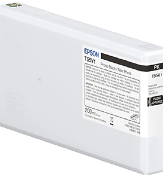 EPSON T55W1 PHOTO BLACK INK CARTRIDGE, Ultrachrome HDR, Capacitate 200ml, Compatibil cu SureColor P5300