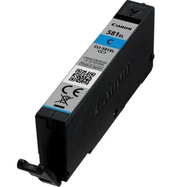 Cartus cerneala canon CLI581XLC, cyan, 8.3 ml, pixma TS8152 pixma TS8151 pixma TR7550 pixma TS6151 pixma TS9155 pixma TS9150 pixma TS6150 pixma TR8550 pixma TS8150, TS705