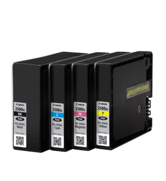 CANON Pachet cartuse cerneala PGI-2500XL BK/C/M/Y MULTIPACK, Capacitate black 2500 pages, 70.9ml, cyan 1520 pages, 19.3ml, magenta 1520 pages, 19.3ml, yellow 1520 pages, 19.3ml