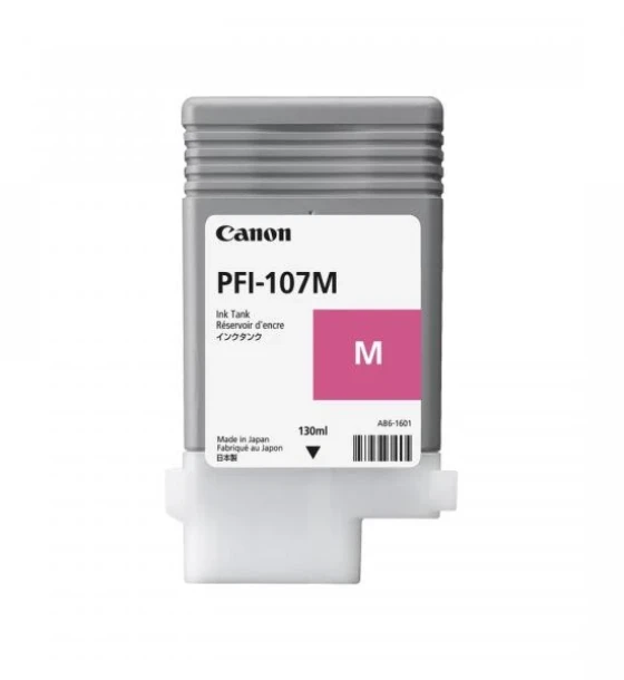 Cartus cerneala Canon PFI-107M, magenta, capacitate 130ml, pentru Canon iPF680, iPF780, iPF670