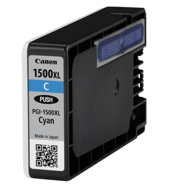 Cartus cerneala Canon PGI1500XLC, cyan, Dual Resistant High Density, capacitate 12ml pagini, pentru Canon Maxify MB2350, MB2050