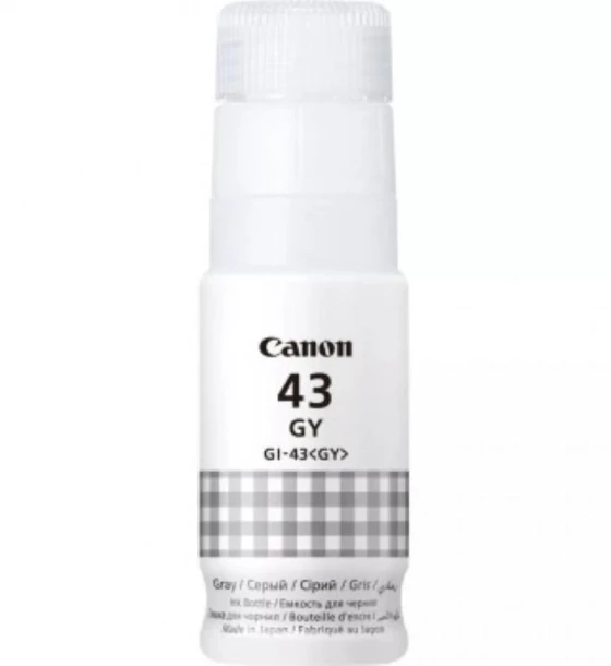 Cartus cerneala Canon GI-43GY, culoare gray, capacitate 3800 pagini, 60ml, pentru Canon Pixma G540, G640