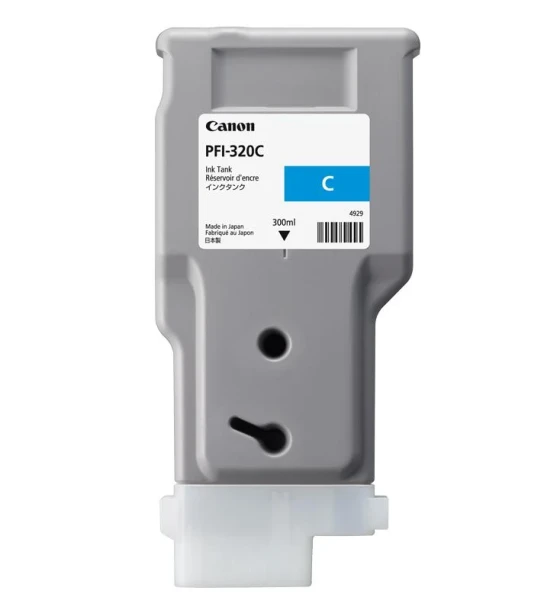 Cartus cerneala Canon PFI-320C, cyan, capacitate 300ml, pentru Canon TM 200/205/300