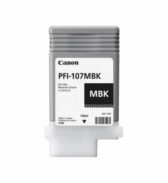 Cartus cerneala Canon PFI-107MB, matte black, capacitate 130ml, pentru Canon iPF680, iPF780, iPF670