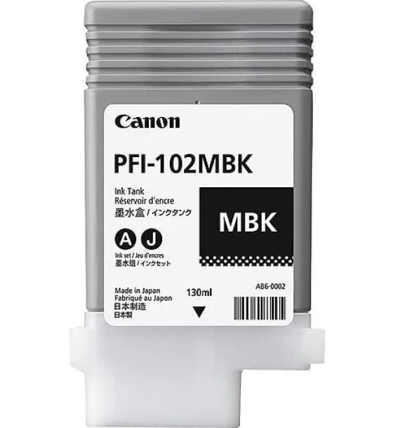 Cartus cerneala Canon PFI-120MBK, matte black, capacitate 130ml, pentru Canon TM 200/205/300