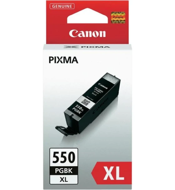 Cartus cerneala Canon PGI-550XL PGBK, pigment black, capacitate 22ml, pentru Canon Pixma IP7250, Pixma IP8750, Pixma IX6850, Pixma MG5450, Pixma MG5550, Pixma MG6350, Pixma MG6450