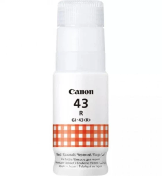 Cartus cerneala Canon GI-43R, culoare red, capacitate 3800 pagini, 60ml, pentru Canon Pixma G540, G640