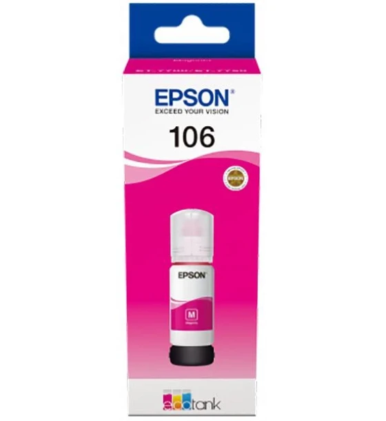 Cartus cerneala Epson 106 ECOTANK, magenta, capacitate 70ml, pentru L7160, L7180