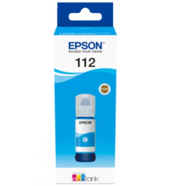 Cartus cerneala Epson 112 ECOTANK, pigment cyan, capacitate 70ml, pentru L6570