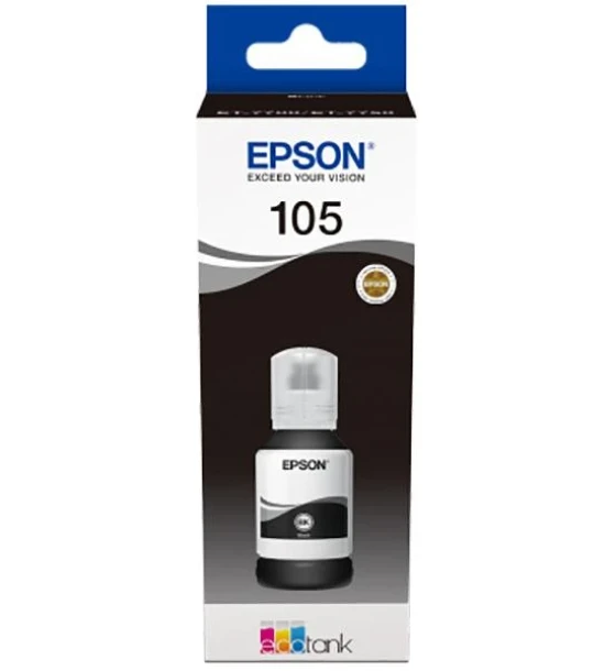 Cartus cerneala Epson 105 ECOTANK, black, capacitate 140ml, pentru L7160, L7180