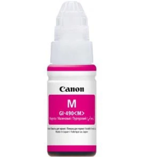 Cartus cerneala Canon GI-490 M, magenta, capacitate 70ml, pentru echipamente CISS G1400/G2400/G3400/G4400/G1411/G2411/G3411/G4411