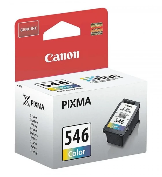 Cartus cerneala Canon CL-546, color, capacitate 8ml, pentru Canon Pixma IP2850, Pixma MG2450, PixmaMG2455, Pixma MG2550