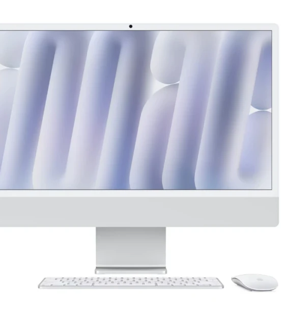 All in One PC Apple iMAC 24 inch Retina 4.5k/ Apple M4 CPU 10-core, GPU 10-core, Neural Engine16-core /16GB/256GB - Silver - US KB 2024 Cto from MWUU3RO/A