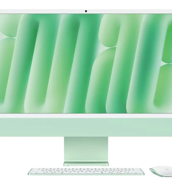 All in One PC Apple iMAC 24 inch Retina 4.5k/ Apple M4 CPU 10-core, GPU 10-core, Neural Engine16-core /24GB/1TB - Green - INT KB 2024 Cto from MD2Q4RO/A